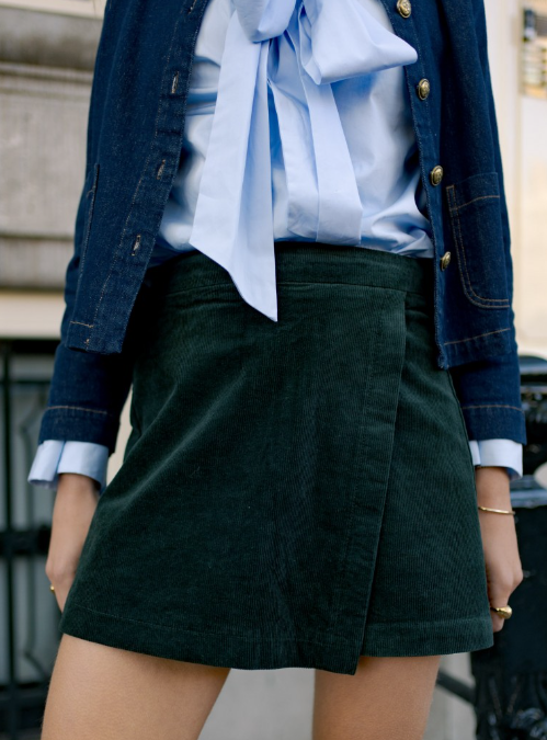 Jupe Short Velours - Iconique