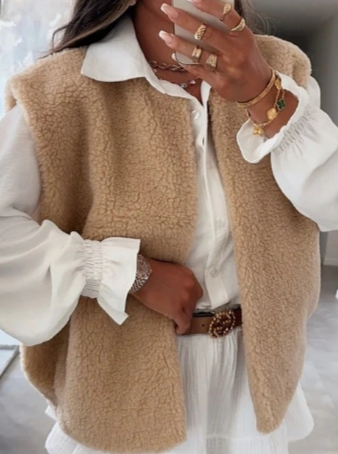 Gigi - Gilet Sans manches Moumoute