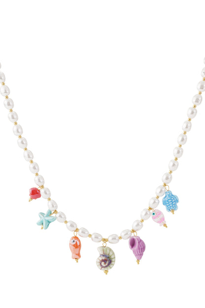 Naïa - Collier à breloques coquillages