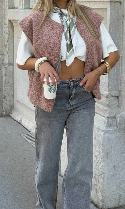 Georgia - Gilet Sans Manches Coton