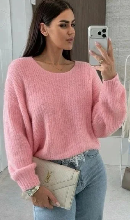 Mina - Pull Oversize Bébé Alpaga