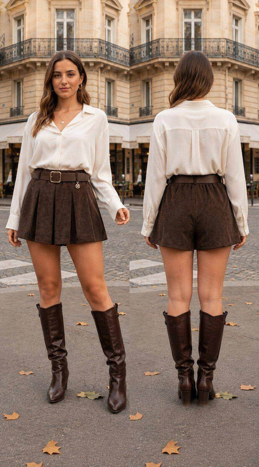 Sienna - Jupe/Short Velours