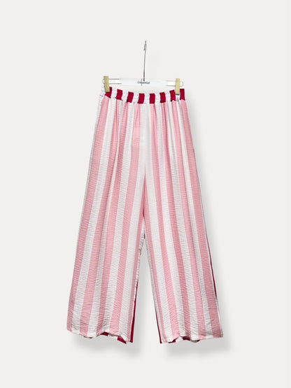 Sury - Pantalon à rayures bicolore