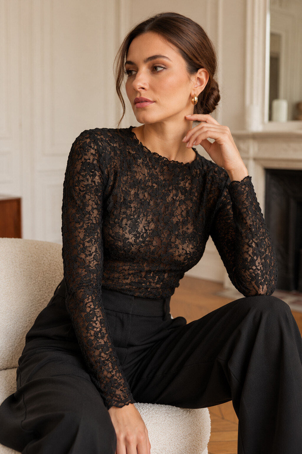 Scarlett - Sous-Pull en Dentelle