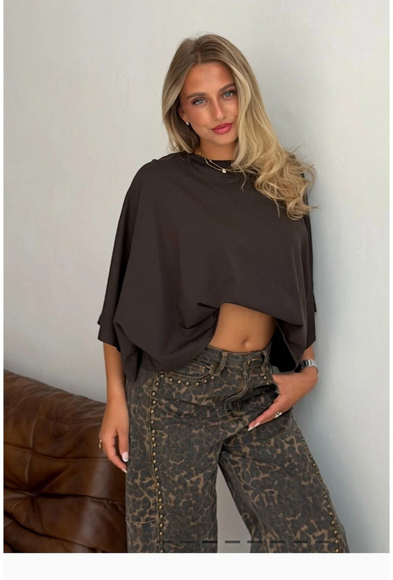 Tia - T-shirt Manche Chauve Souris