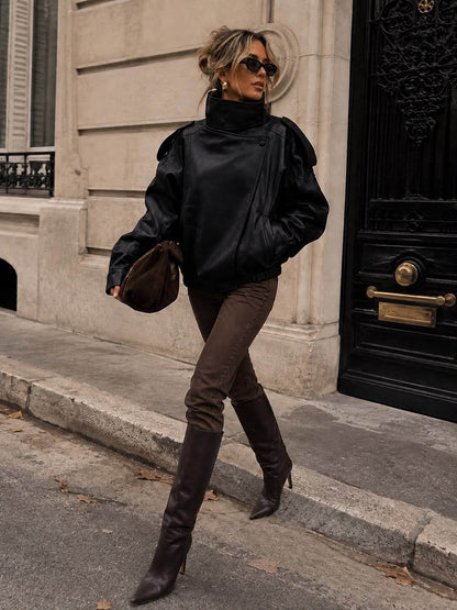 Pipa -  Veste Similicuir Oversize