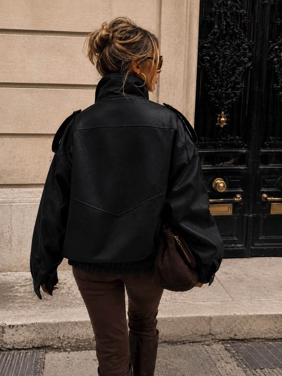 Pipa -  Veste Similicuir Oversize